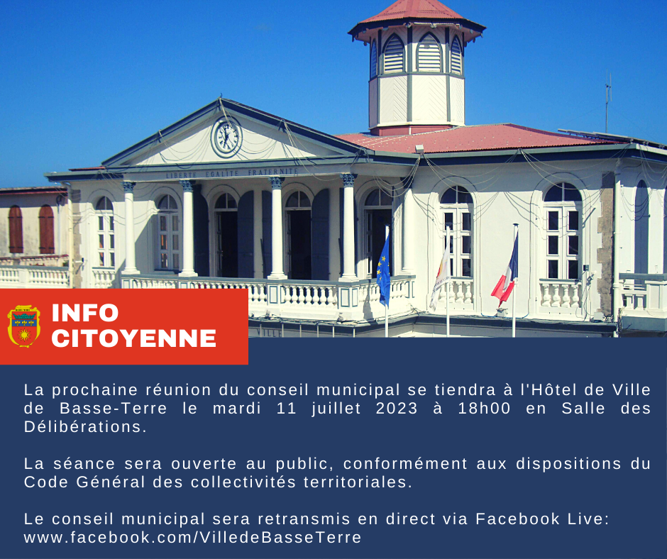 Conseil Municipal du 11 juillet 2023